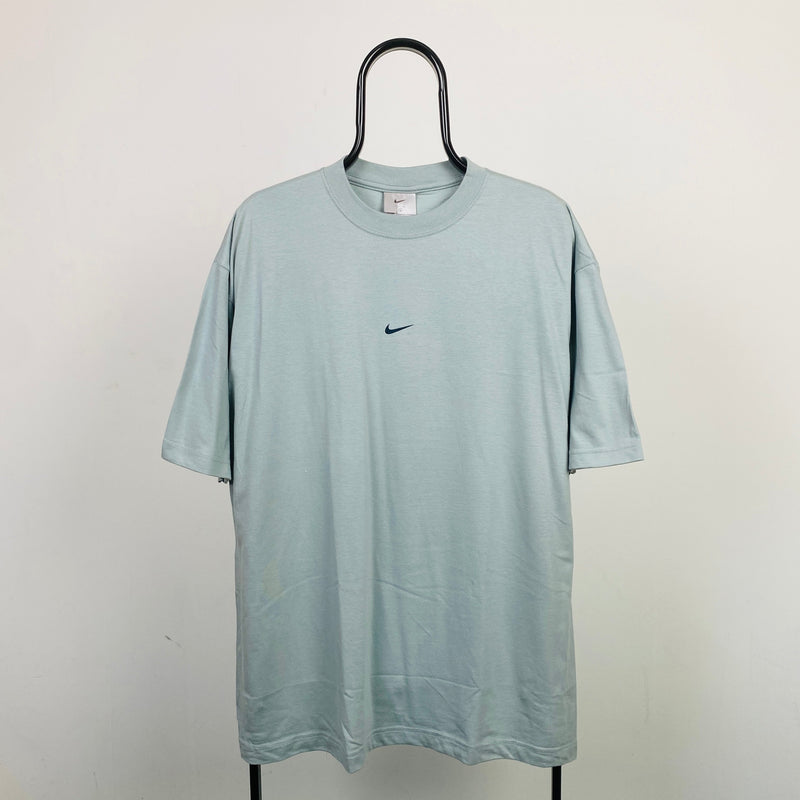 Vintage Nike Presto Centre Swoosh T-Shirt Blue Large