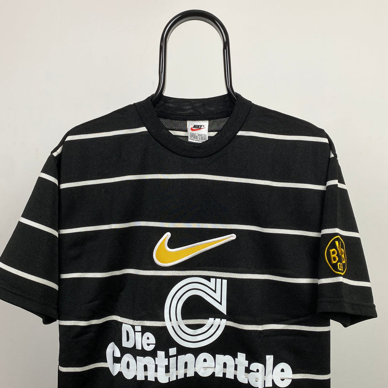 Vintage Nike Dortmund T-Shirt Black Medium