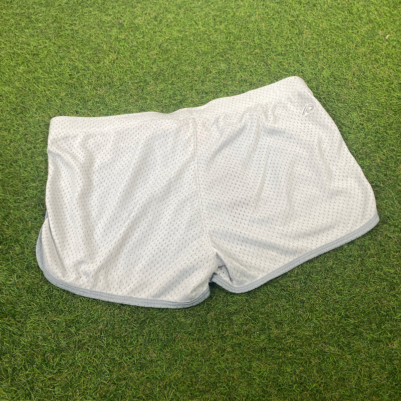 Vintage Nike Mesh Shorts White Medium