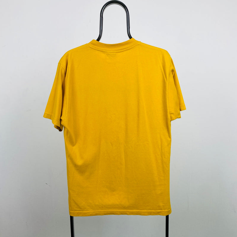 Vintage Nike T-Shirt Yellow Small