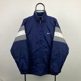 Vintage Nike Puffer Jacket Blue Medium