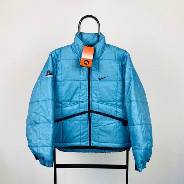 Vintage Nike ACG Puffer Jacket Blue XS