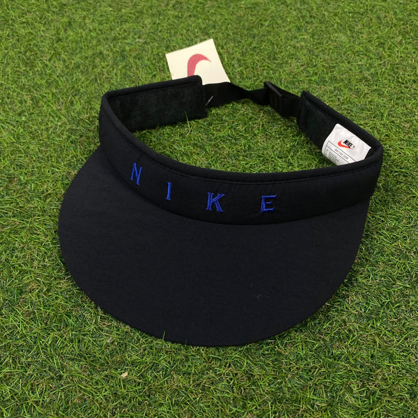 Vintage Nike Visor Sun Hat Black