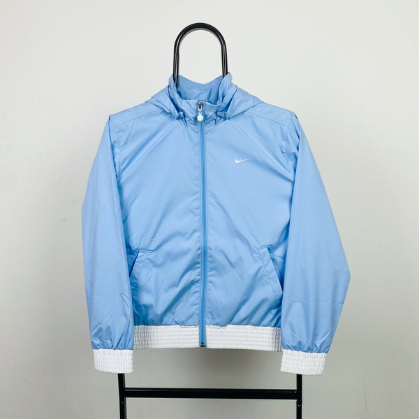 Vintage Nike Windbreaker Jacket Baby Blue XS