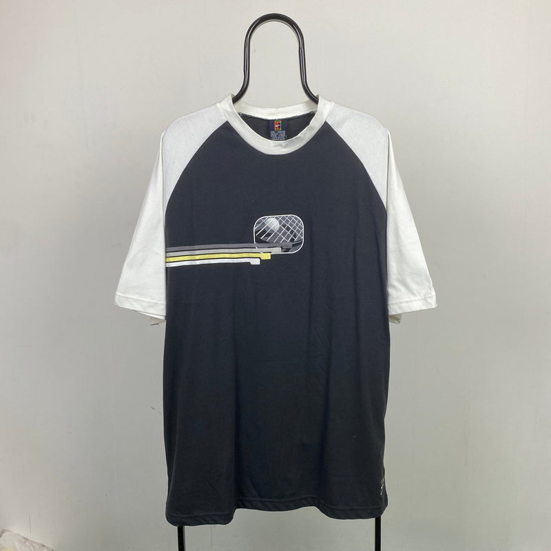 Vintage Nike Court T-Shirt Black XL