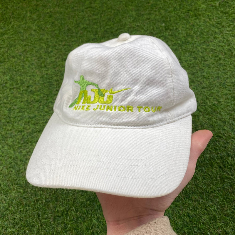 Vintage Nike Tennis Tour Hat White