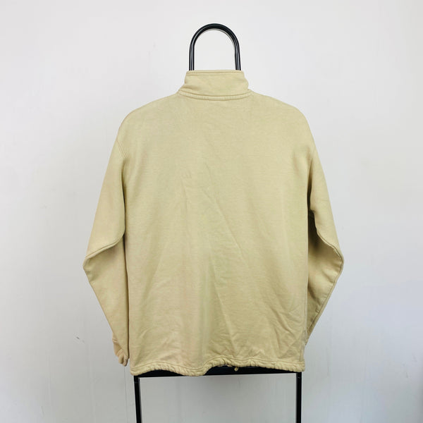 Vintage Nike Zip Sweatshirt Brown Small