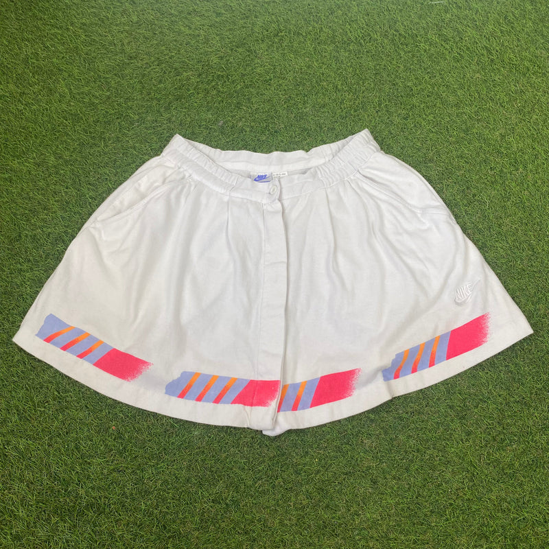 Vintage Nike Challenge Court Cotton Skirt White Large