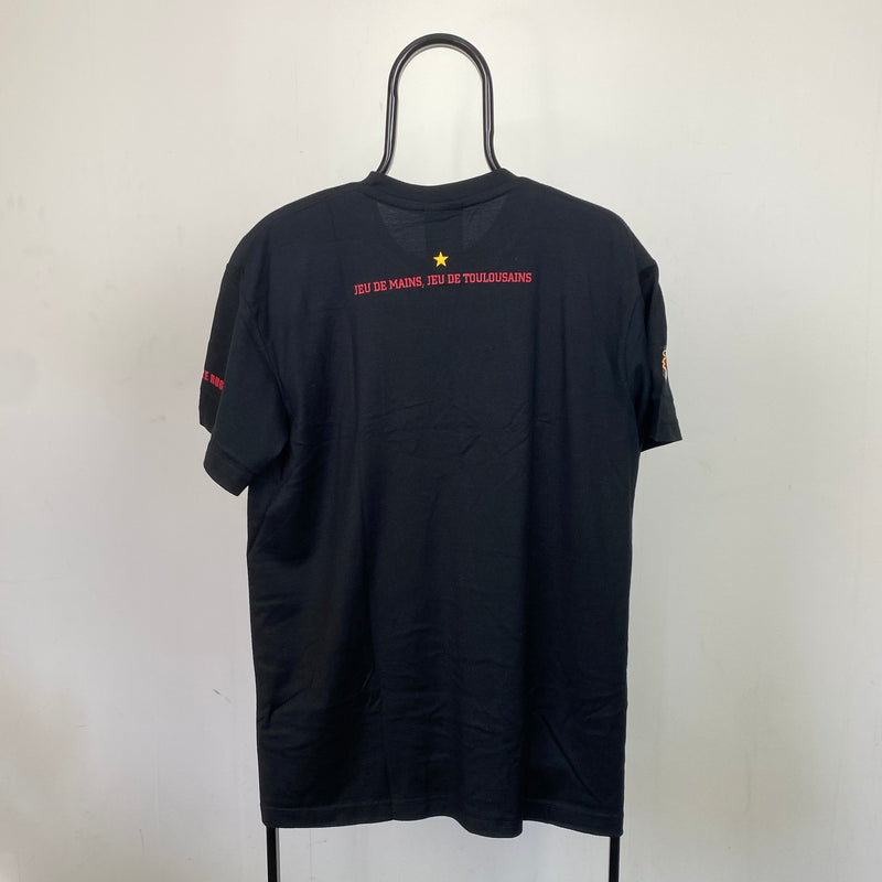 Vintage Nike Toulouse Rugby T-Shirt Black Small