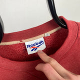 Retro Reebok Sweatshirt Red Large