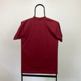 Vintage Nike Script T-Shirt Red XS