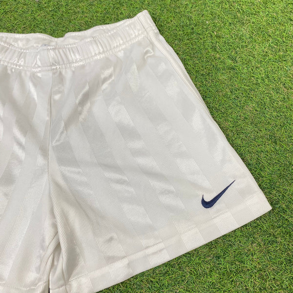 Vintage Nike Nylon Shorts White Xs