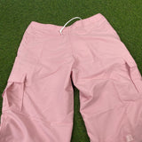 Vintage Nike Parachute Cargo Joggers Pink Large