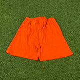 Vintage Nike Cotton Shorts Orange Small