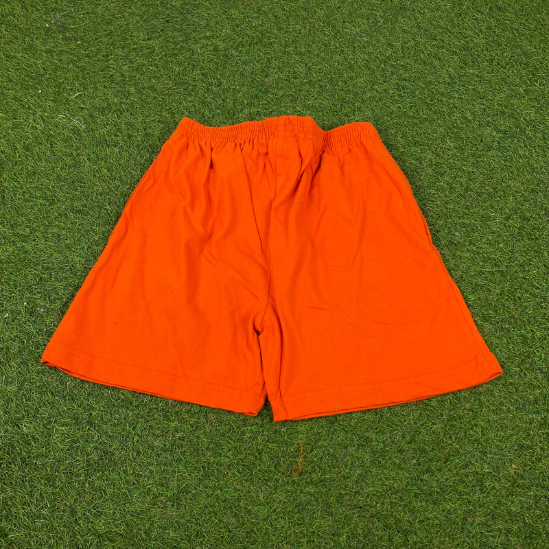 Vintage Nike Cotton Shorts Orange Small