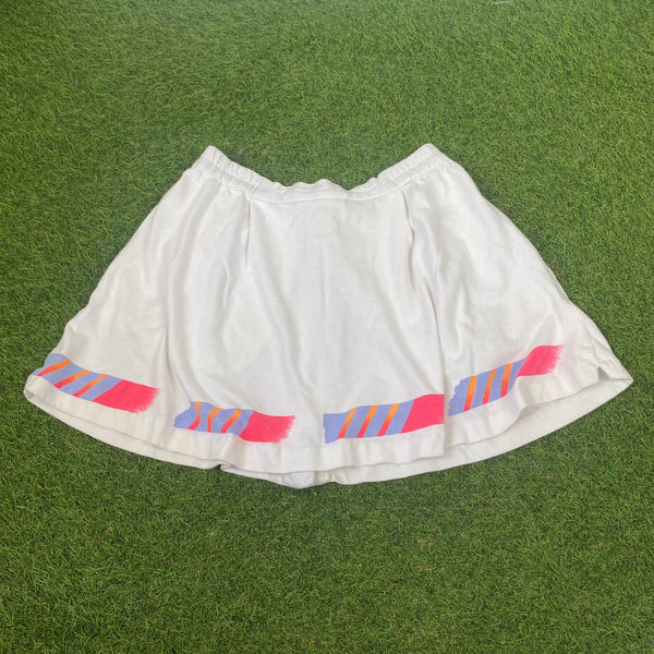 Vintage Nike Challenge Court Cotton Skirt White Large