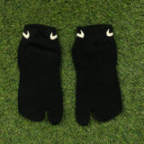 Vintage Nike Rift Toe Socks Black