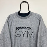 Vintage Reebok Gym Sweatshirt Grey XL