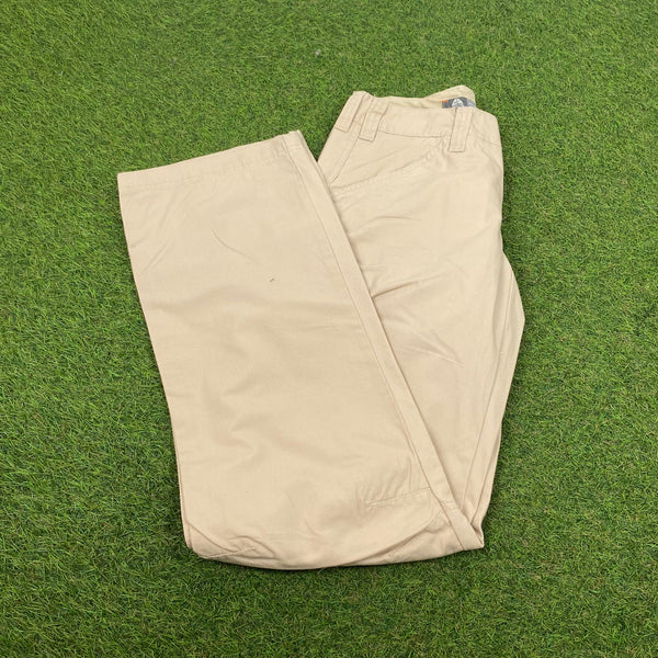 Vintage Nike ACG Cargo Trousers Joggers Light Brown Large