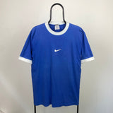 Vintage Nike Ronaldo T-Shirt Blue Medium