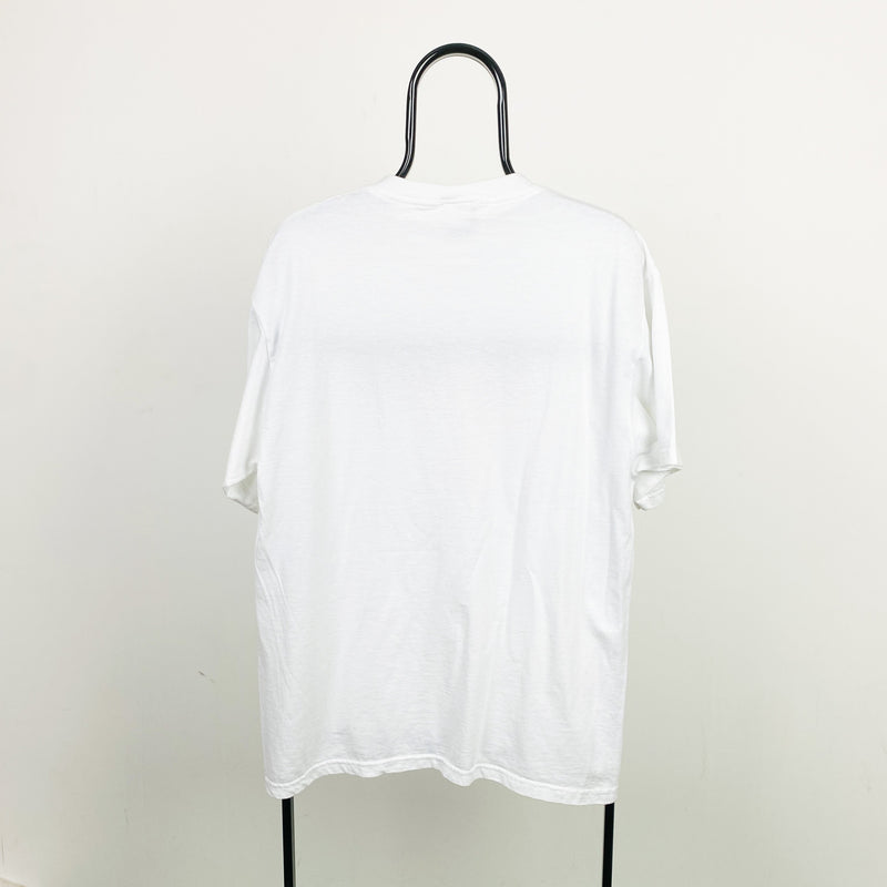 Vintage Nike PLAY T-Shirt White Medium