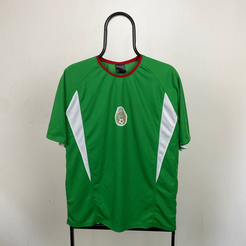 Vintage Nike Mexico Football Shirt T-Shirt Green Small