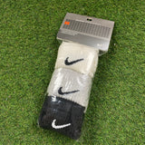 Vintage Nike Socks 3 Pack Grey Blue Black