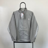 Vintage Nike Hex Windbreaker Jacket Grey Small