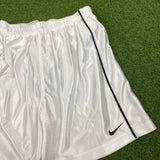 Vintage Nike Nylon Football Shorts White XL