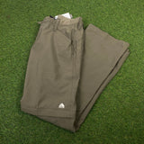 Vintage Nike ACG Zip Off Cargo Trousers Joggers Brown XS