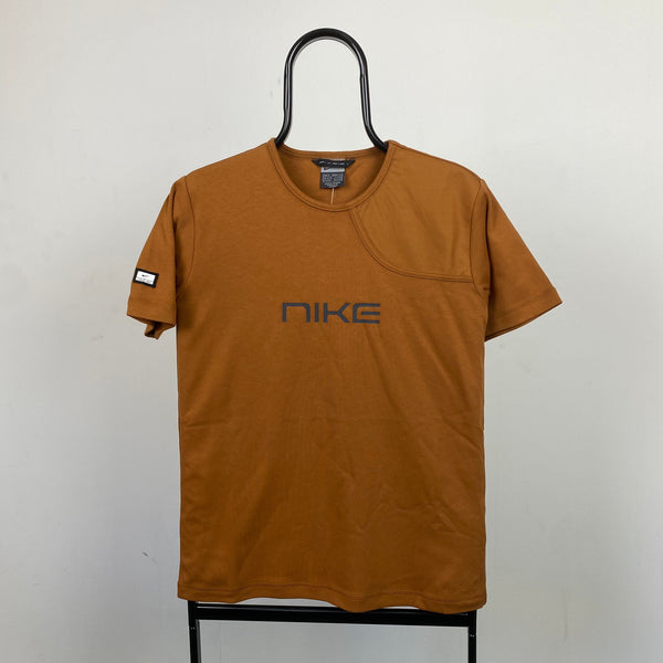 Vintage Nike T-Shirt Brown Small