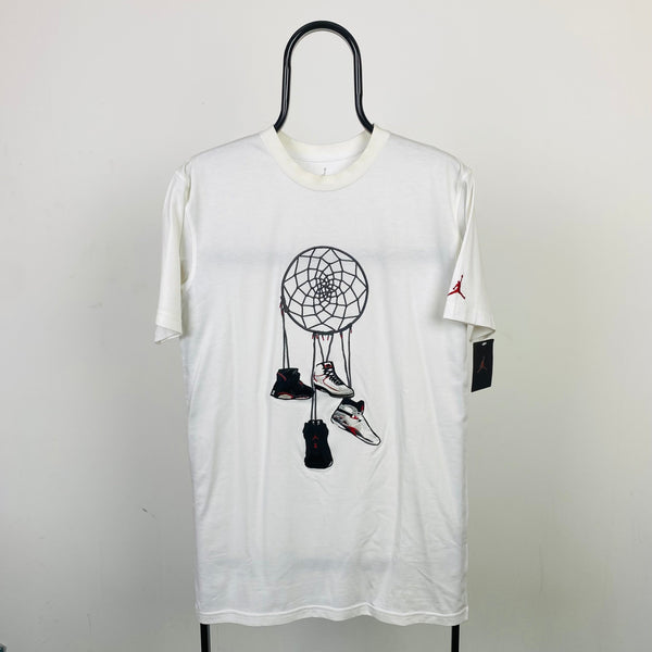 Vintage Nike Air Jordan T-Shirt White Medium