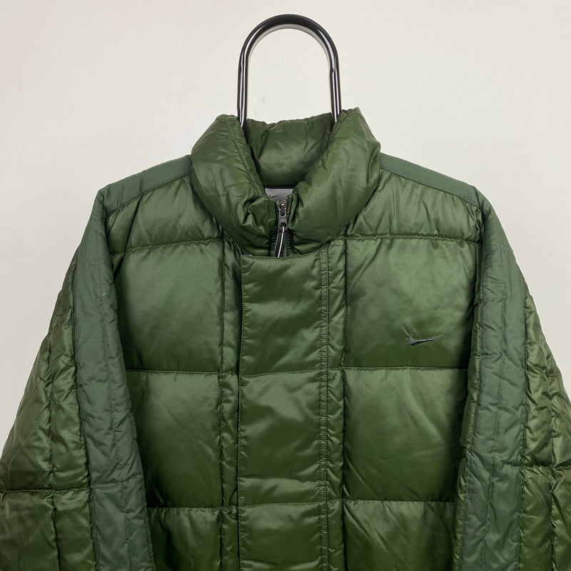 Vintage Nike Puffer Jacket Green XXL