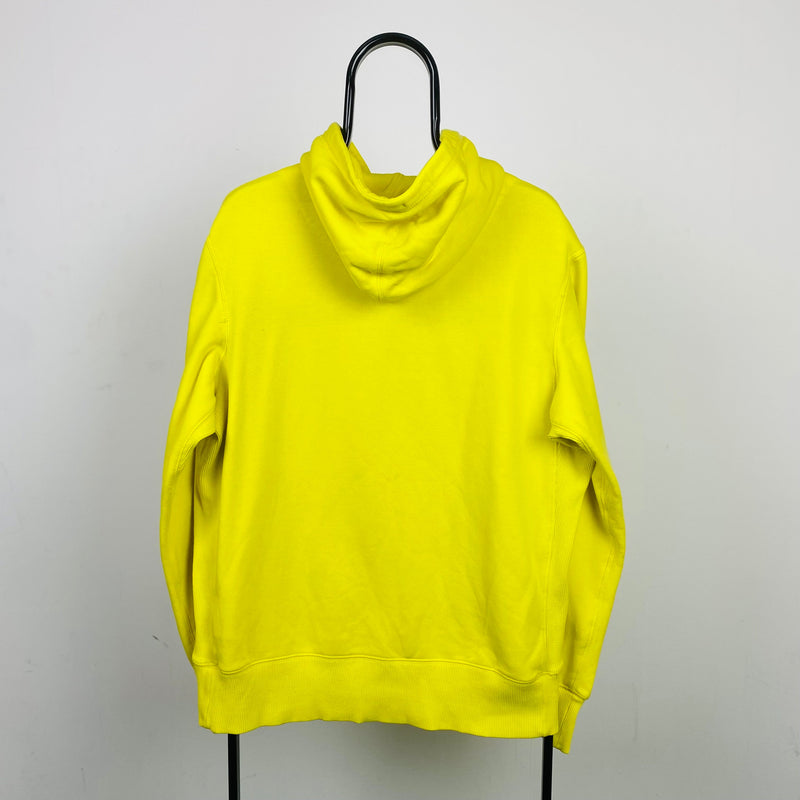 Vintage Nike Hoodie Yellow Large