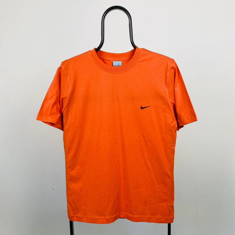 Vintage Nike T-Shirt Orange Small