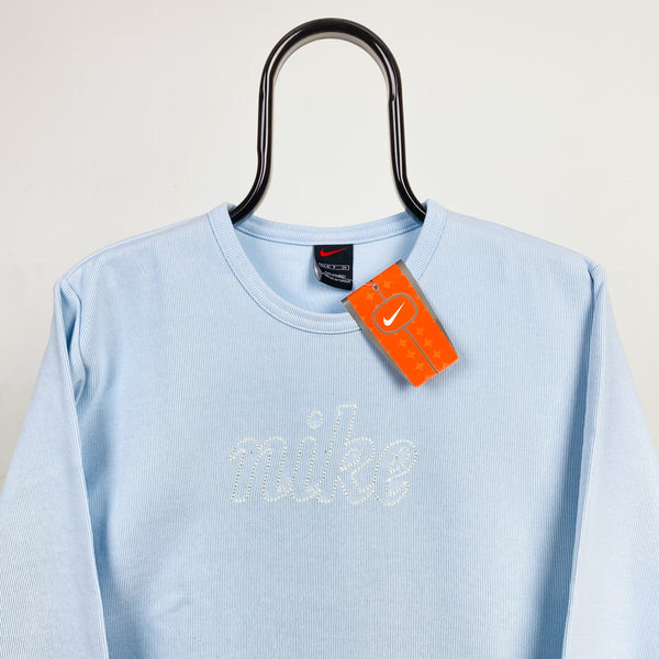 Vintage Nike Sweatshirt Baby Blue Small