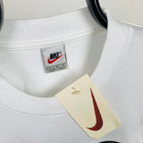 Vintage Nike Swoosh T-Shirt White Large