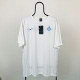 Vintage Nike Italy Football T-Shirt White XXL