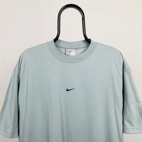 Vintage Nike Presto Centre Swoosh T-Shirt Blue Large