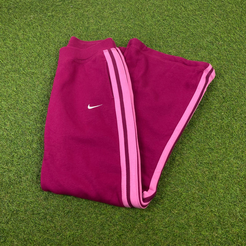 Vintage Nike Cotton Joggers Pink XS