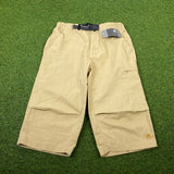 Vintage Nike ACG Belted Cargo Shorts Brown Small