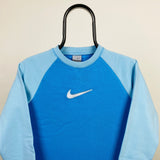 Vintage Nike Sweatshirt Blue XXS