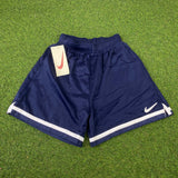 Vintage Nike Nylon Shorts Blue Small