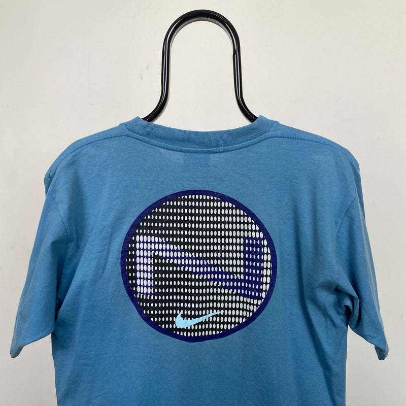 Vintage Nike T-Shirt Blue Small