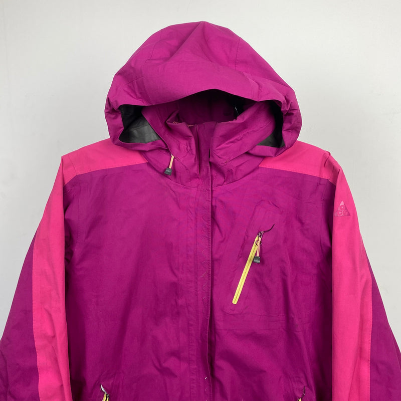 Vintage Nike ACG Gore-Tex Coat Jacket Pink Medium