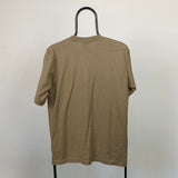 Vintage Nike Swoosh T-Shirt Brown Medium