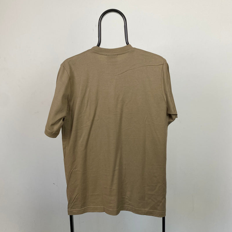 Vintage Nike Swoosh T-Shirt Brown Medium