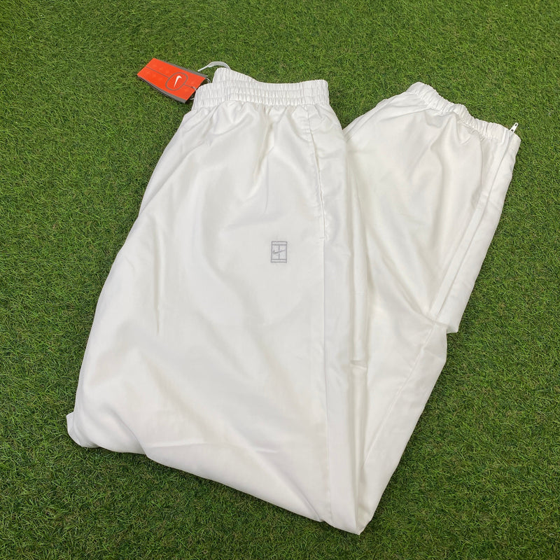 Vintage Nike Challenge Court Joggers White Large