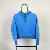 Vintage Nike Hoodie Baby Blue XS