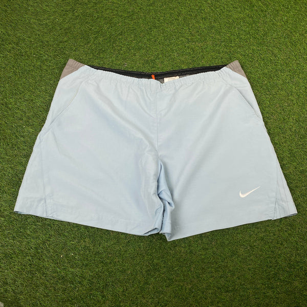 Vintage Nike Shorts Blue Medium